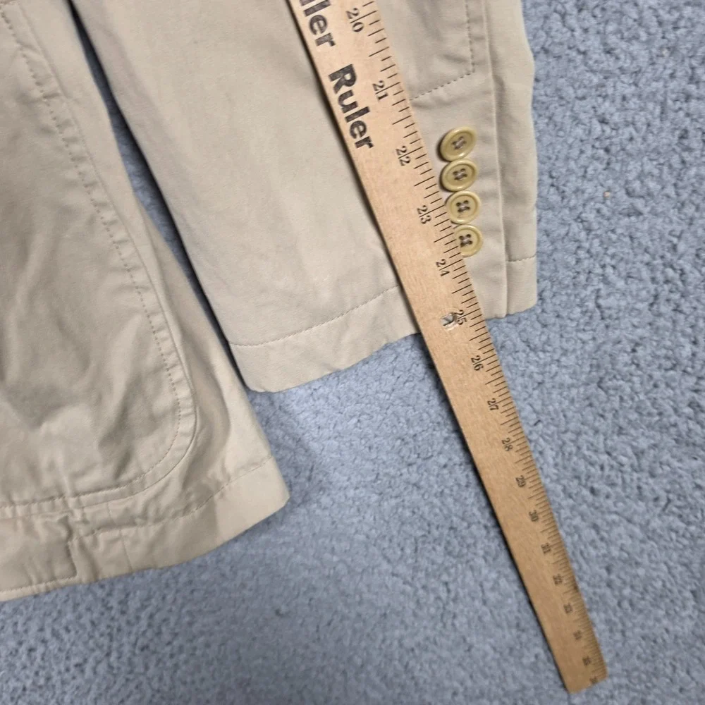 Robert Talbott Sport Coat Mens Size Large Beige Monterey Regular Fit Cotton